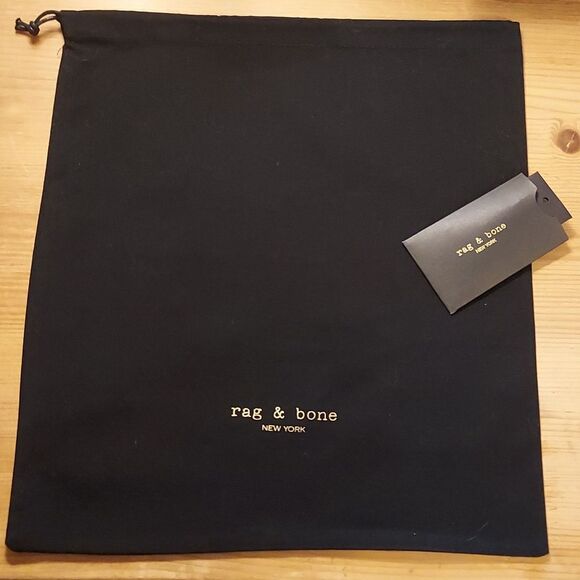 Rag & Bone New York black dust bag drawstring - Picture 1 of 6